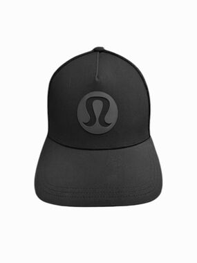 Lululemon – Logo Trucker Hat – Black Adjustable Athletic Cap – Sz. L/XL
